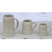 Haonai 2014 large ceramic beer mugs,multi-sizes beer mug